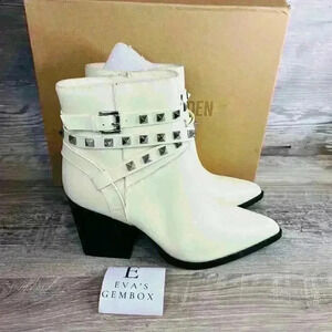Steve Madden Conran Womens Studded Boots Botties